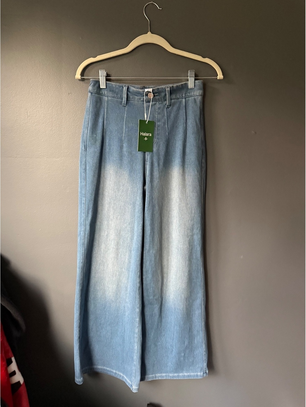 Halara Women's Wide Leg Ombre Denim Jeans - Size 6